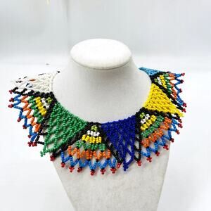 Beaded Collar‎ Choker Necklace